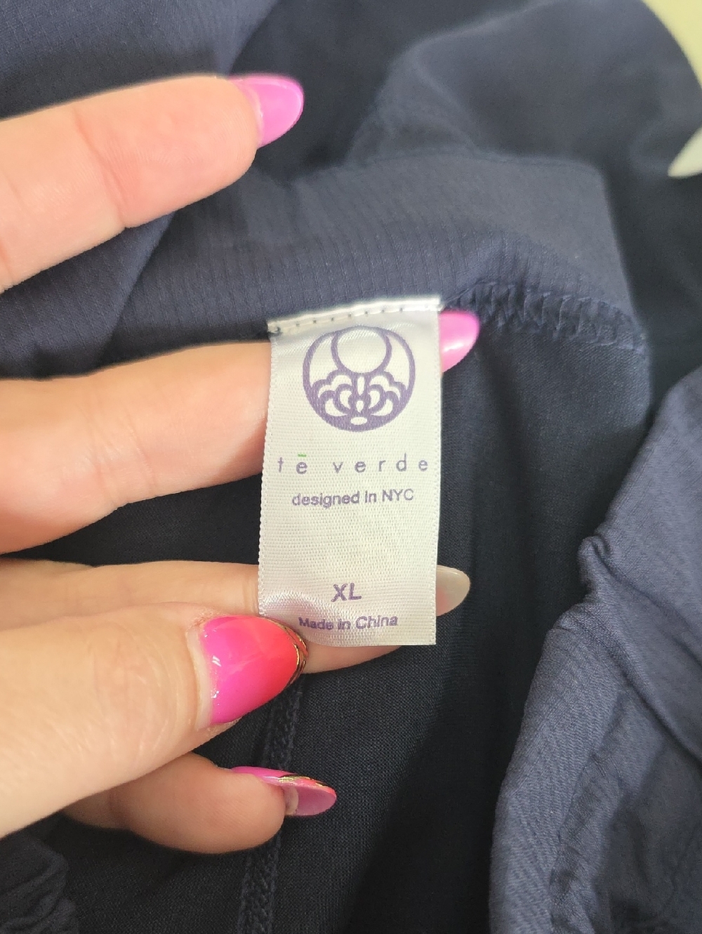Te Verde Navy Blue Active Skort - Picture 6 of 7
